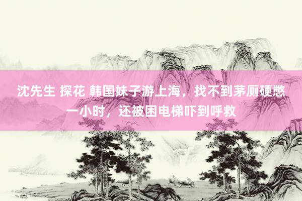 沈先生 探花 韩国妹子游上海，找不到茅厕硬憋一小时，还被困电梯吓到呼救
