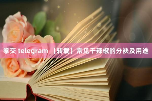 拳交 telegram 【转载】常见干辣椒的分袂及用途