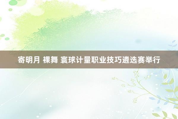 寄明月 裸舞 寰球计量职业技巧遴选赛举行