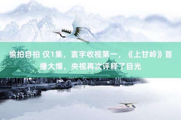 偷拍自拍 仅1集，寰宇收视第一，《上甘岭》首播大爆，央视再次评释了目光