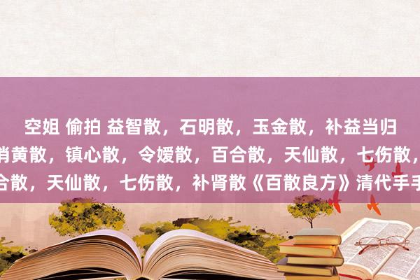 空姐 偷拍 益智散，石明散，玉金散，补益当归散，顺气散，脾胃散，消黄散，镇心散，令嫒散，百合散，天仙散，七伤散，补肾散《百散良方》清代手手本